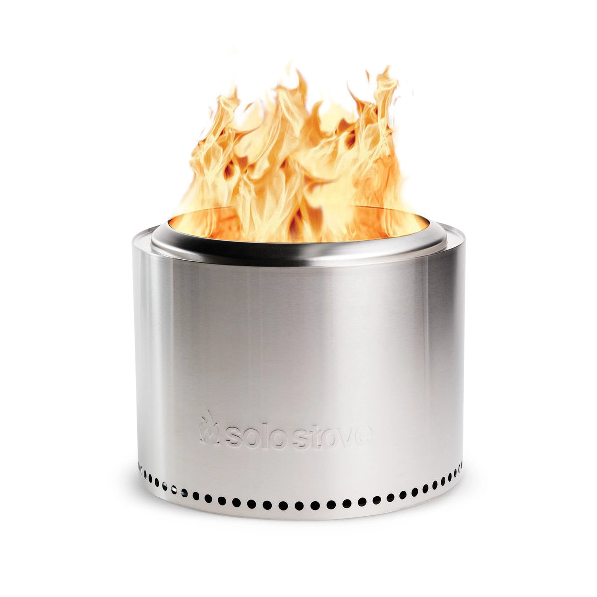 Solo Stove Bonfire 2.0 Smokeless Portable Stainless Steel Fire Pit, 19.5-inch Diameter