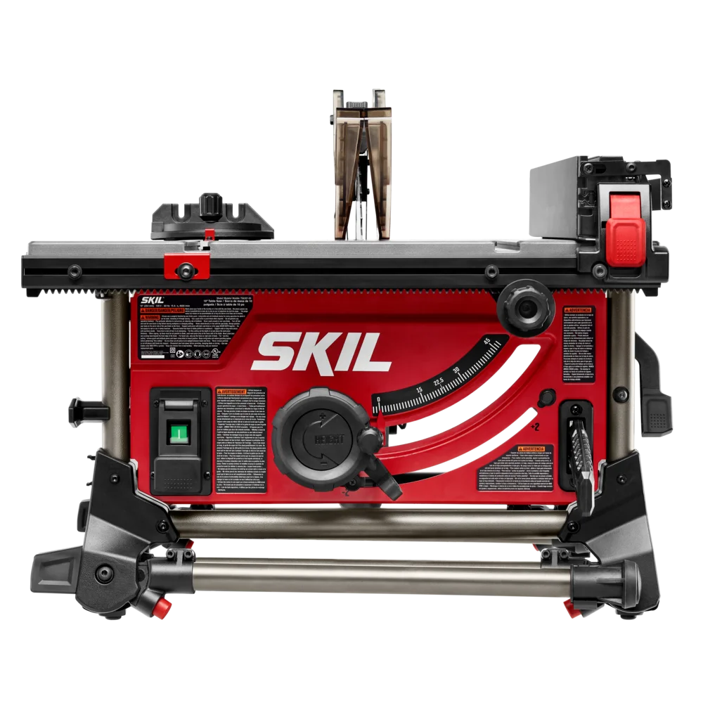 Jobsite Table Saw With Integrated Foldable Stand, 10In., 15 Amp, 25-1/2" Rip Capacity