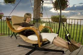 Deluxe Hanging Hammock Lounger