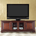 Alexandria 60" Low Profile TV Stand, Color: Vintage Mahogany Finish