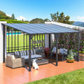 14' x 10' Gazebo for Patio with Roof
