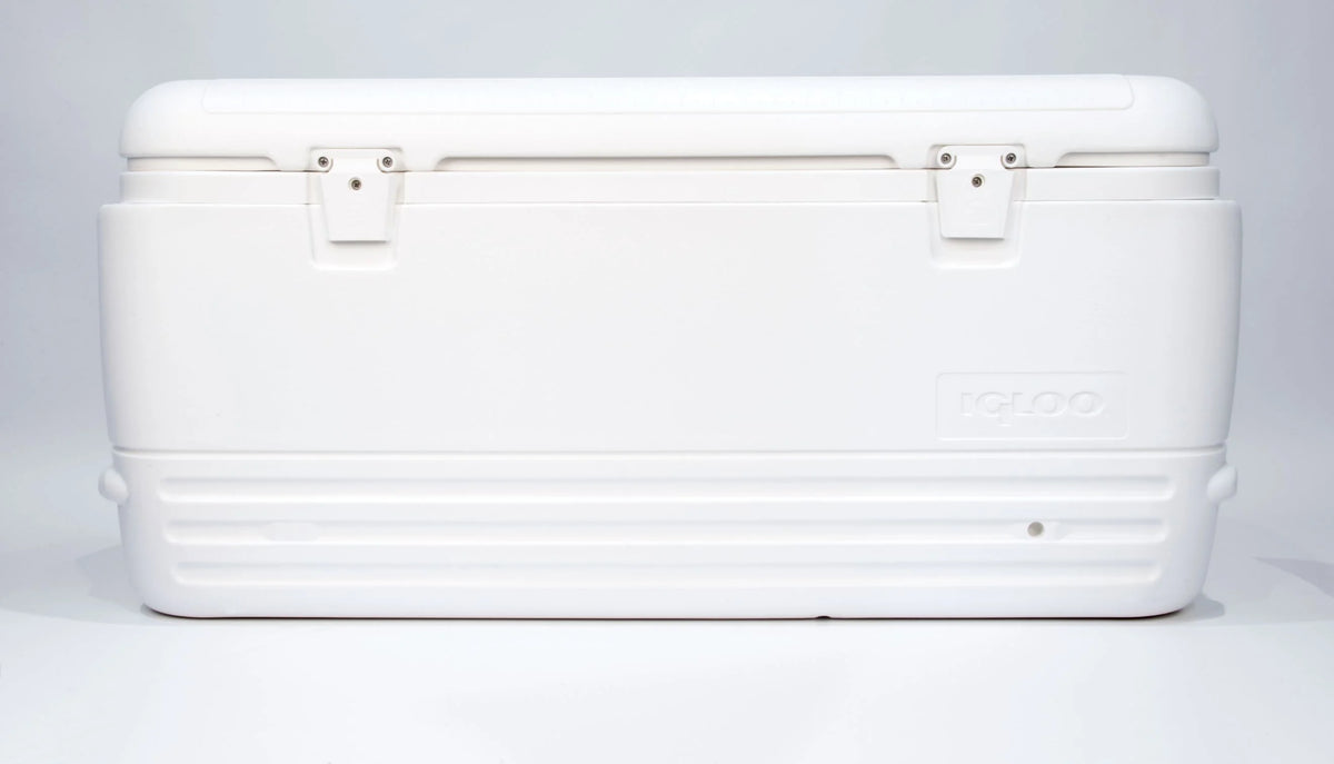 Igloo 120 qt. Quick & Cool Polar Ice Chest Cooler, White