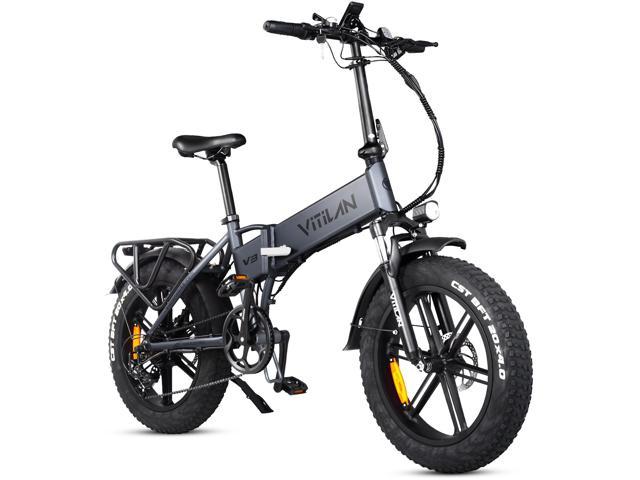 V3 2.0 Folding Electric Bike, 750W, 20" Fat Tire, 48V