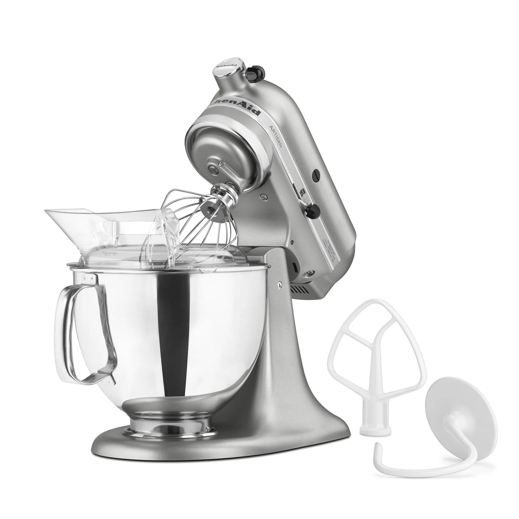 KitchenAid Artisan Series 5-Quart Tilt-Head Stand Mixer, Contour Silver,  KSM150PS