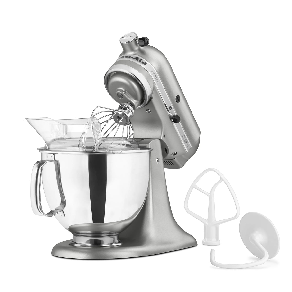 KitchenAid Artisan Series 5-Quart Tilt-Head Stand Mixer, Contour Silver,  KSM150PS