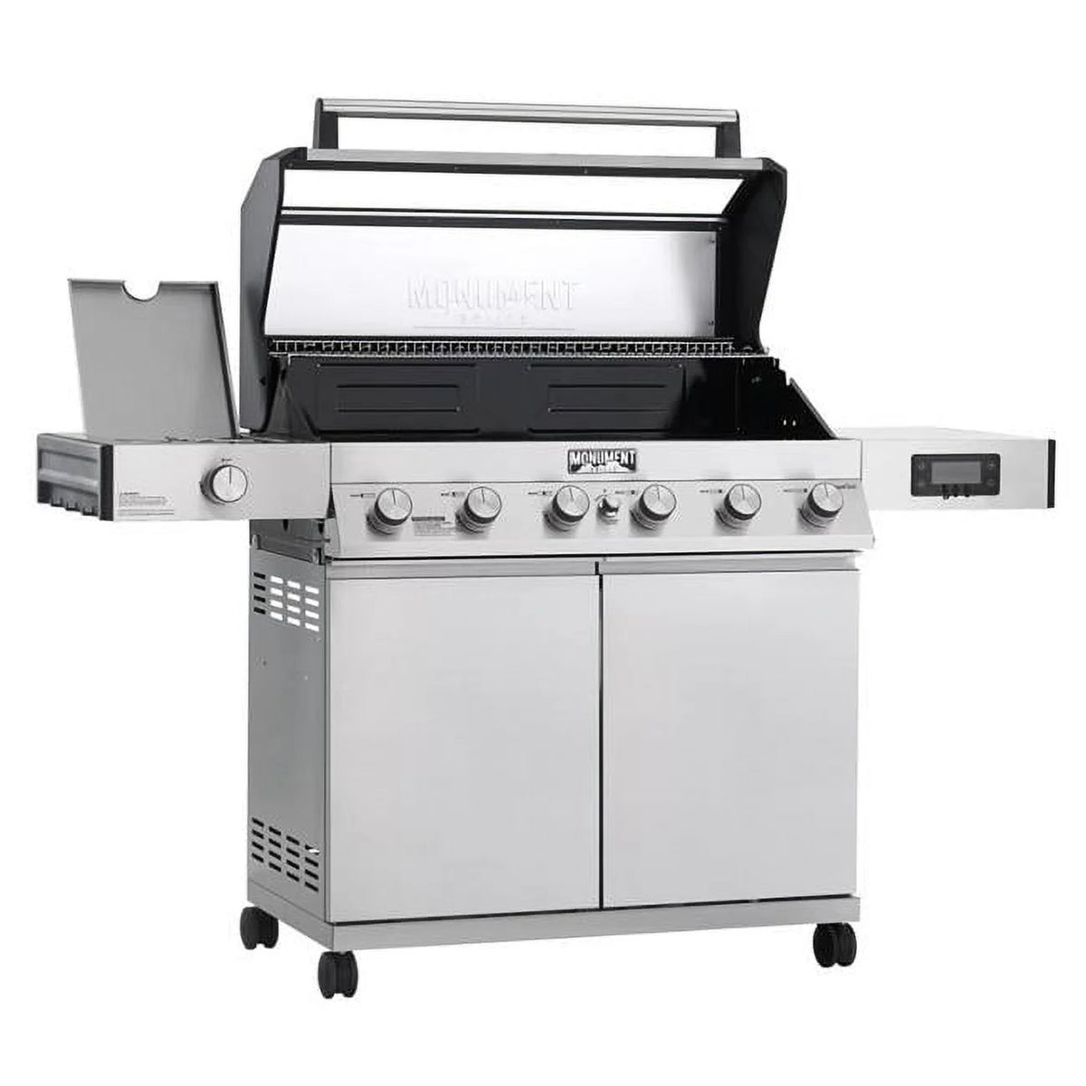 Monument Grill  19 x 65 x 48 in. Denali Series 6 Burner Smart Stainless Steel Liquid Propane & Natural Gas Grill