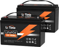 2 Pack 12V 100Ah LiFePO4 Lithium Battery Group 31 Lithium Iron Battery for RV Camping Solar