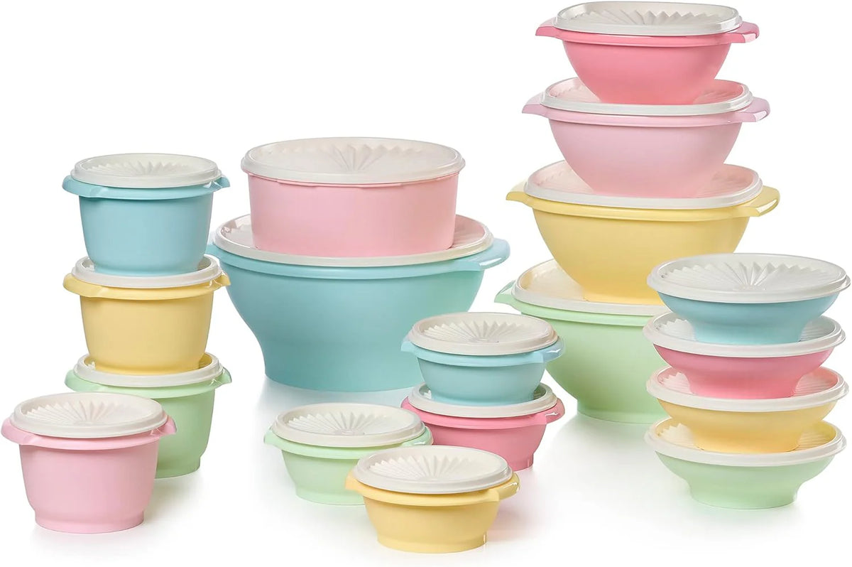 TUPPERWARE Elegant Vintage Heritage 36 Piece Food Storage Set