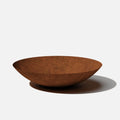 Rust Bowl 32 in. Corten Steel Metal Round Planter