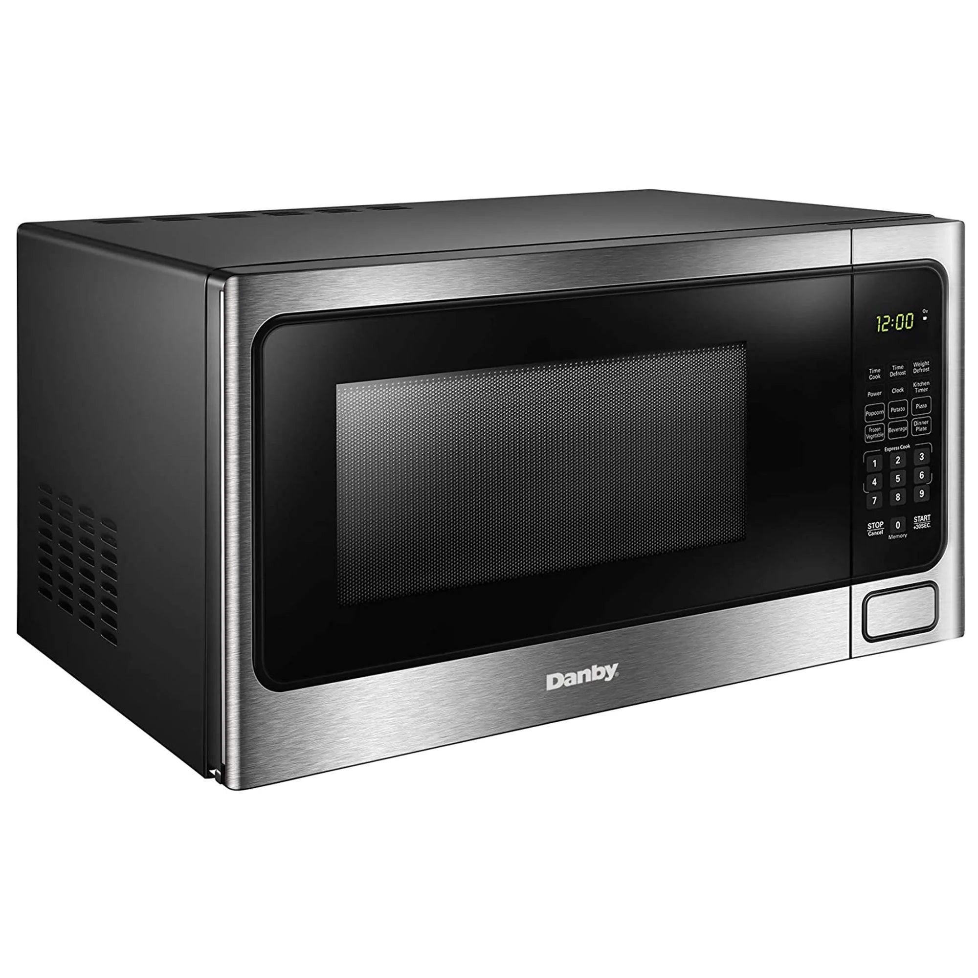 1,000 W 1.1 Cu Ft Countertop Microwave, Stainless Finish