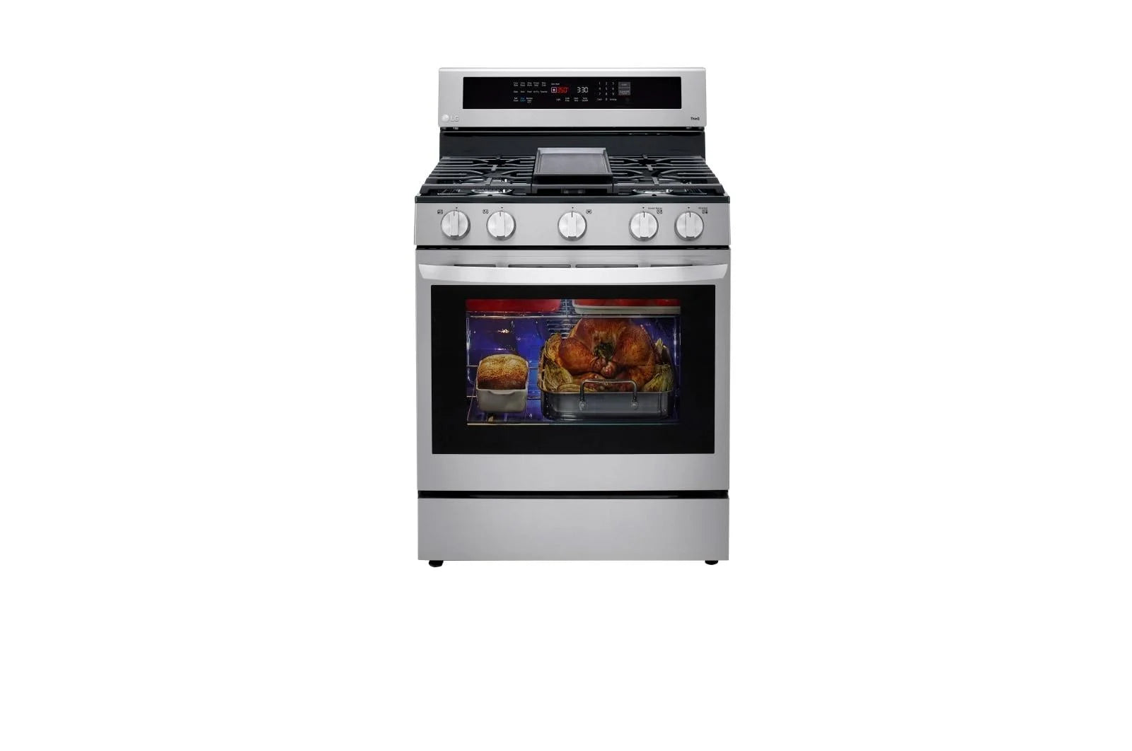 5.8 Cu. Ft. Stainless Steel Gas Range with Air Fry