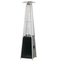 HeatMaxx Pyramid Patio Heater 89.5 in. 40,000 BTU Outdoor Propane Heater, Spiral Flame Patio Heater