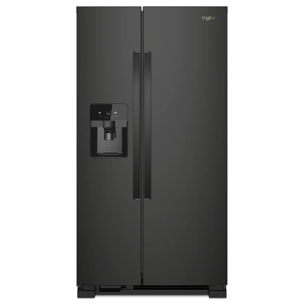 Whirlpool Wrs321sdh 33" Wide 21.4 Cu. Ft. Side By Side Refrigerator - Black
