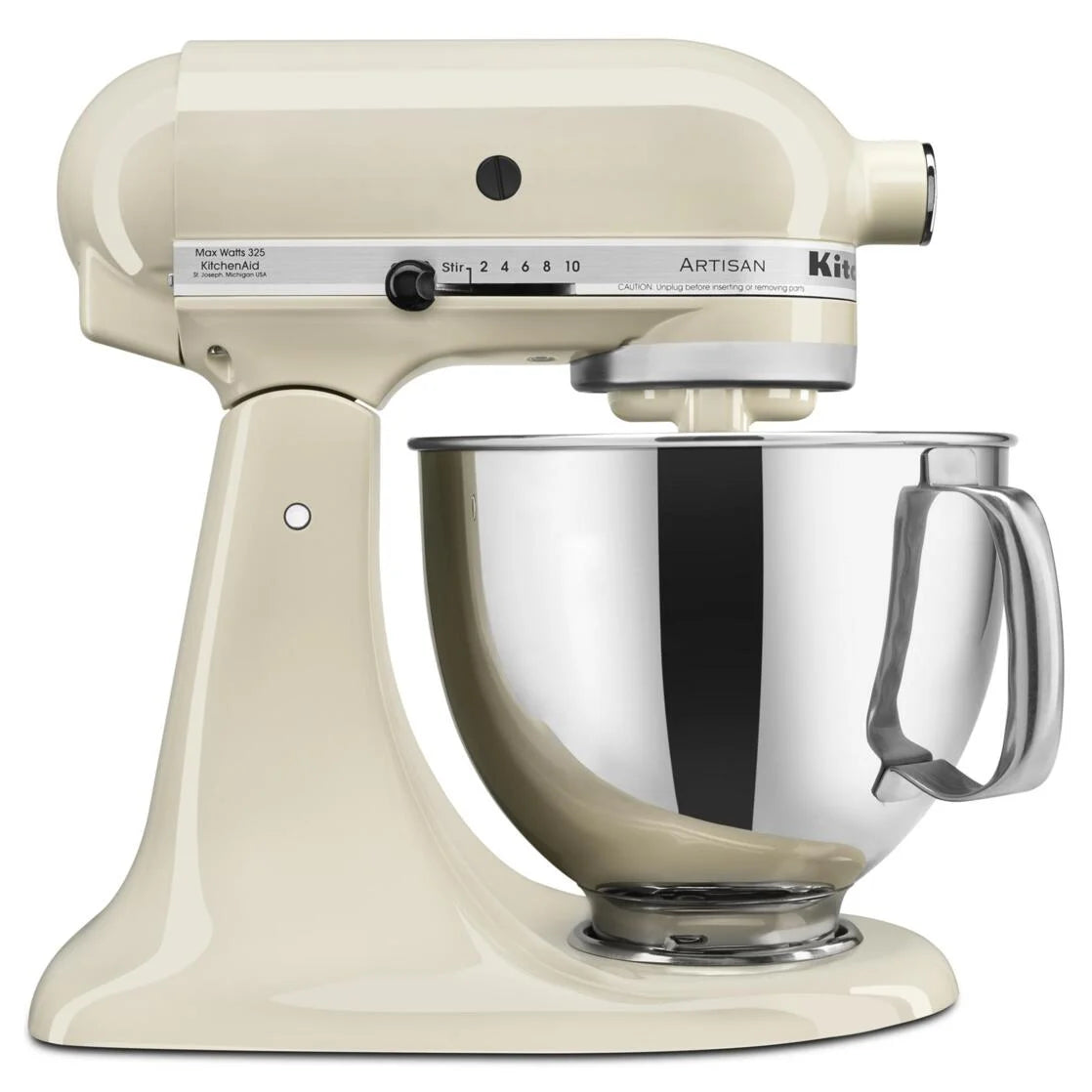 KitchenAid Artisan Series 5-Quart Tilt-Head Stand Mixer, Almond Cream, KSM150PS