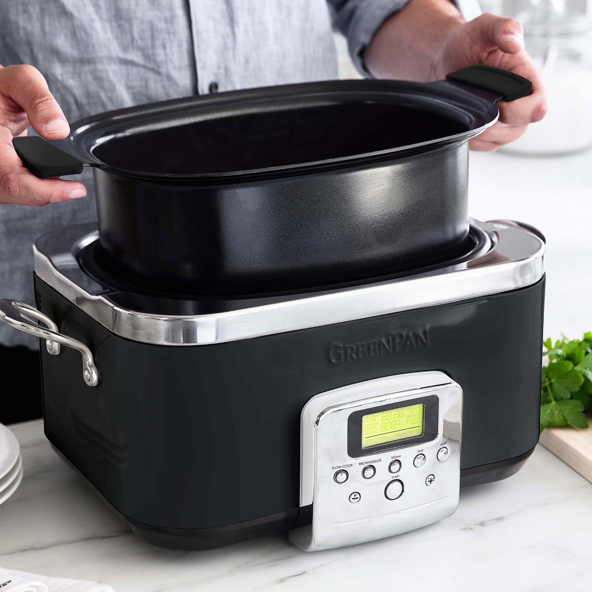 8-In-1 Programmable 6QT Electric Slow Cooker