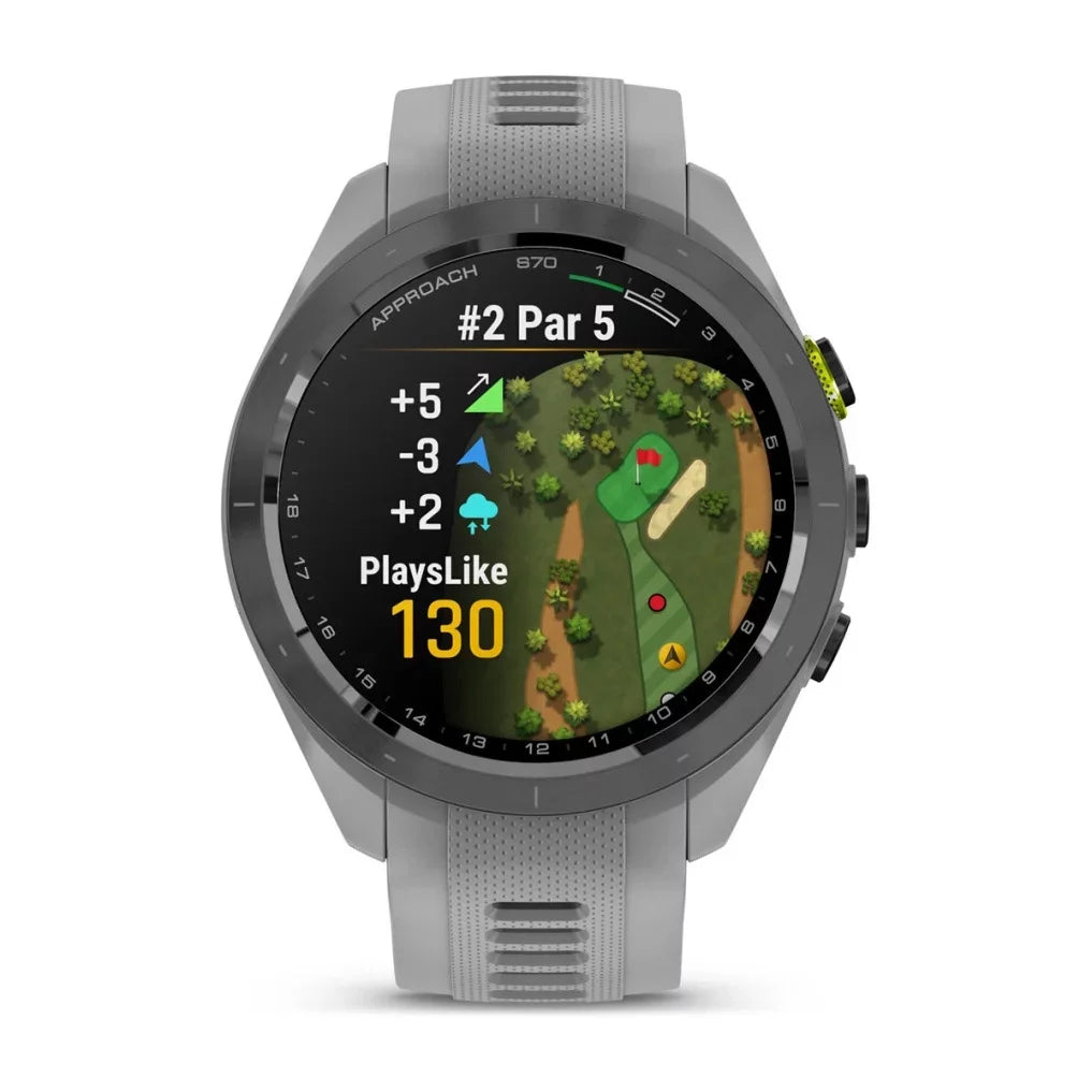 Garmin Approach S70 42mm Golf GPS Smartwatch, AMOLED Touchscreen Display - Gray