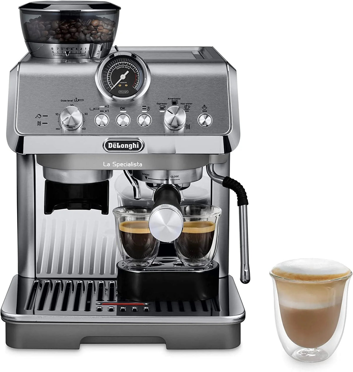 De'Longhi EC9155M La Specialista Arte Pump Espresso Machine, Metal