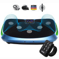 Rumblex 4D Triple Oscillation Vibration Plate Home Workout Equipment, Blue