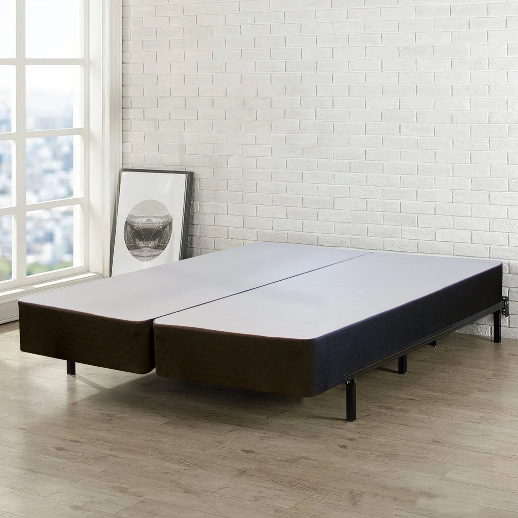 8" Split wood Box Spring/Foundation for Mattress, Queen