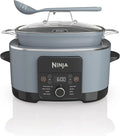 YUQIN 8.5 Quart 8-in-1 Multi-Cooker and Slow Cooker - Sea Salt Gray