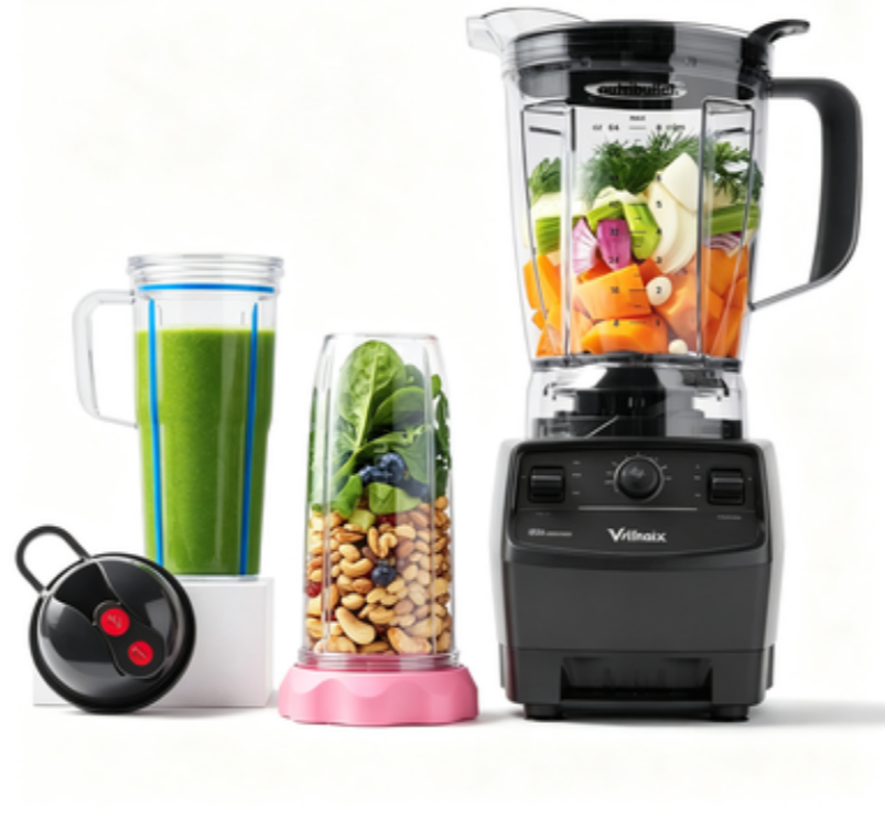 Nutribullet 1200 Watts 64 oz. Full-Size Blender Combo NBF50500, Dark Gray.