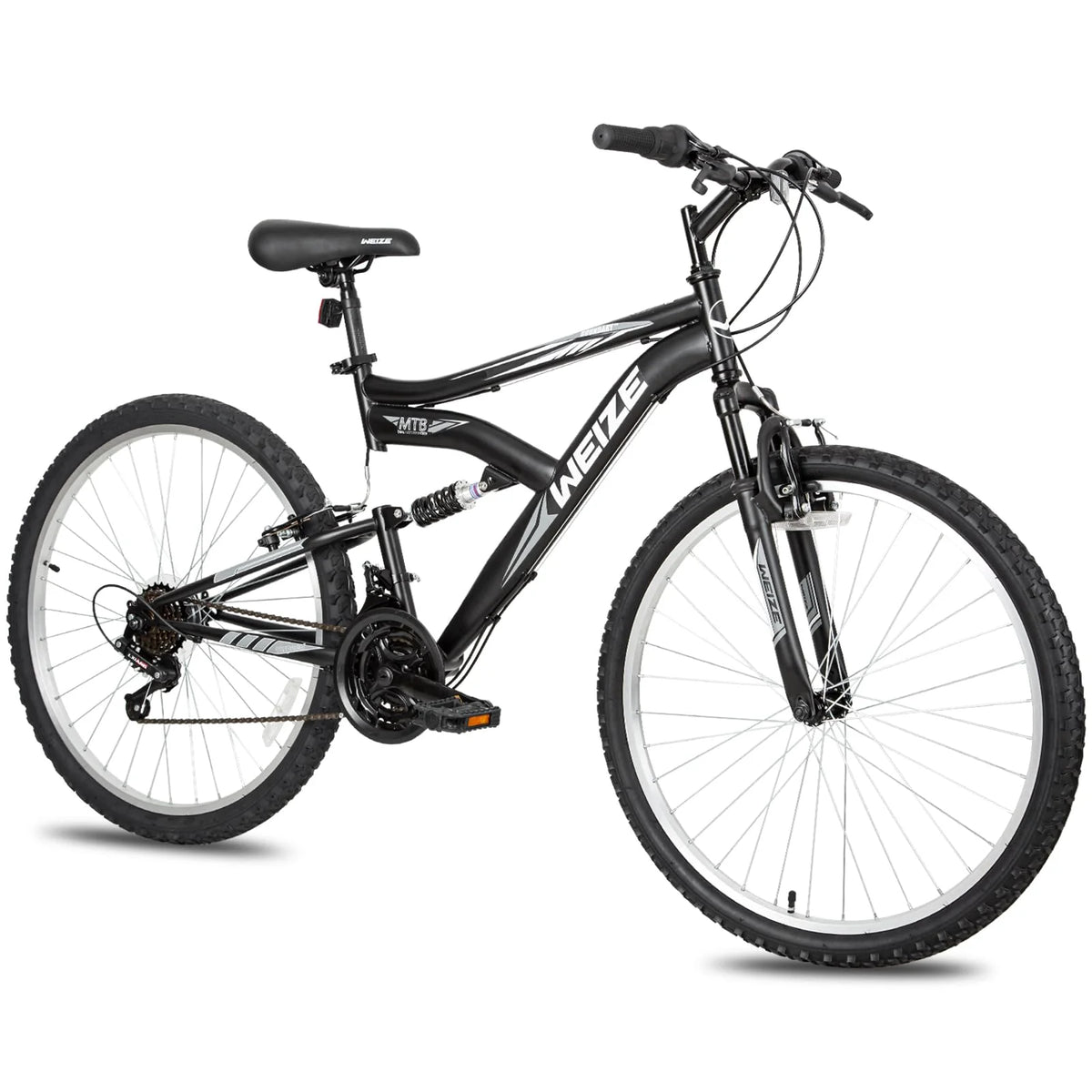 WEIZE Mountain Outdoor Cycling Bike with Suspension Fork
