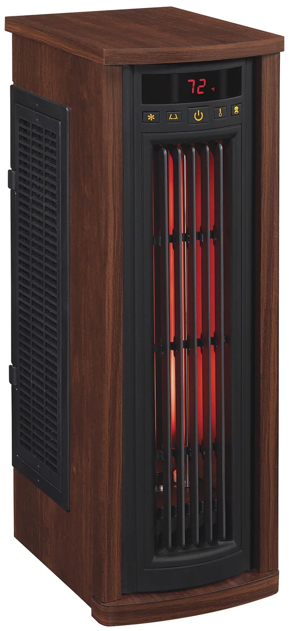 Duraflame Portable Electric Infrared Quartz Oscillating Tower Heater, Cherry