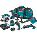18V Lithium-Ion 8-Piece Kit Drill/ Impact Drvr/ Circ Saw/ Recip Saw/ Sander/ Impact Wrench/ Blower/ Light 3.0Ah