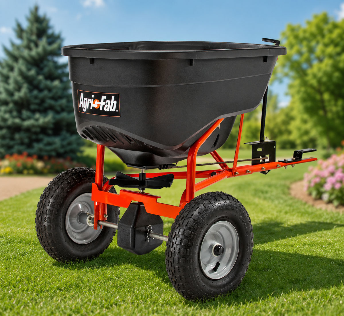 Agri-Fab 130 Pound Tow Behind Broadcast Spreader