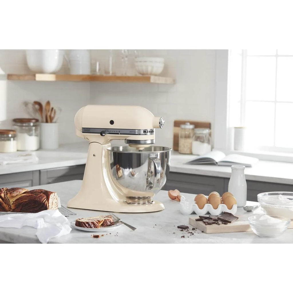 KitchenAid Artisan Series 5-Quart Tilt-Head Stand Mixer, Almond Cream, KSM150PS
