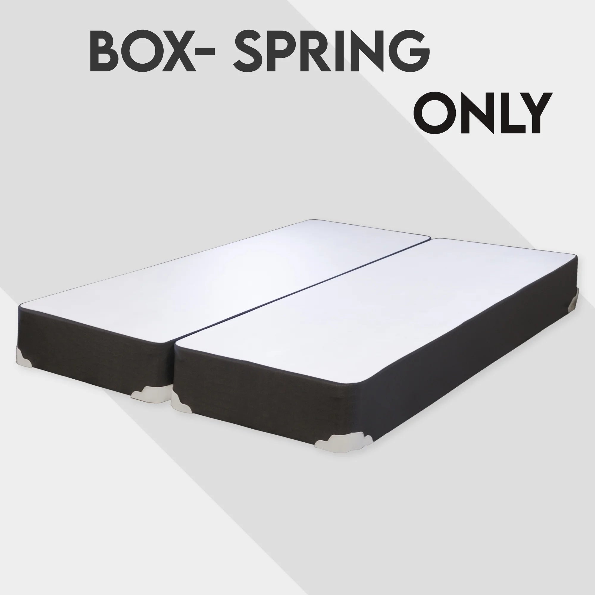 8" Split wood Box Spring/Foundation for Mattress, Queen