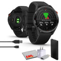 Garmin Approach S62 Premium GPS Golf Watch, 1.3-inch Touchscreen Display - Black