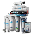 NU Aqua Platinum Series 6 Stage UV Ultraviolet 100GPD RO System with Booster Pump