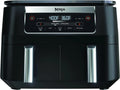 Restored Ninja DZ090 Foodi 6 Quart 5-in-1 DualZone 2-Basket Air Fryer Roast, Bake, Dehydrate & More (Refurbished)